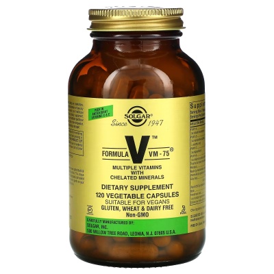  Solgar Multiple Vitamins with Chelated minerals 120 
